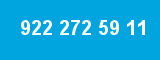 922 272 59 11